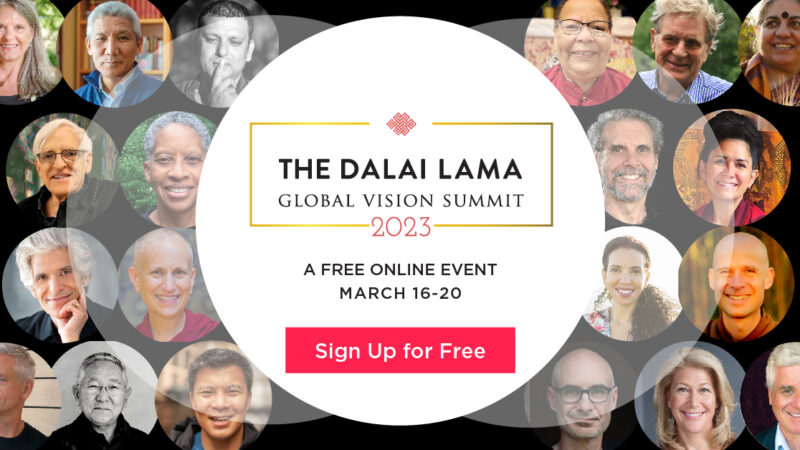 [Free Online Event] The Dalai Lama Global Vision Summit 2023