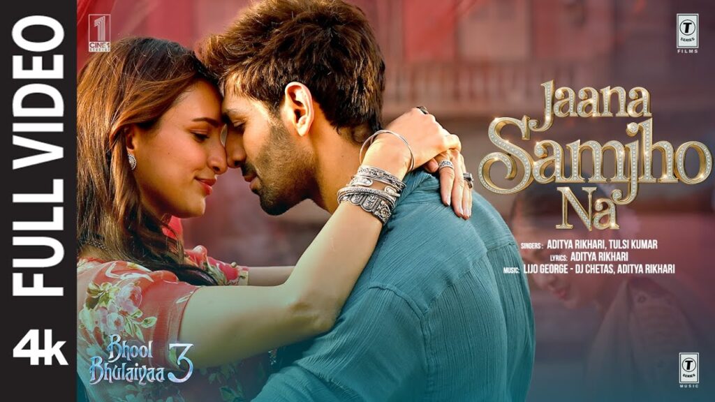 BB3: Jaana Samjho Na (Full Video) Kartik Aaryan, Triptii Dimri | Aditya R, Tulsi K, Lijo, DJ Chetas