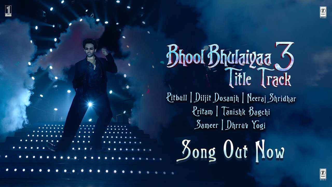 Bhool Bhulaiyaa 3 – Title Track | Kartik A | Pitbull, Diljit, Neeraj S, Tanishk, Pritam | Bhushan K