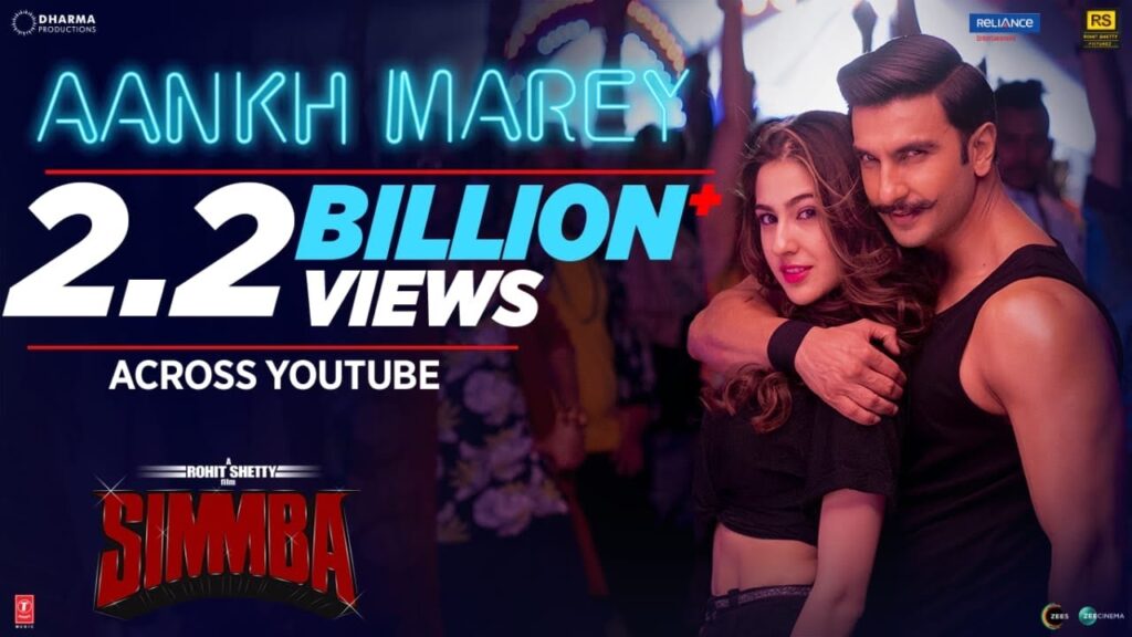 SIMMBA: Aankh Marey | Ranveer Singh, Sara Ali Khan | Tanishk Bagchi,Mika Singh,Neha Kakkar,  Kumar S