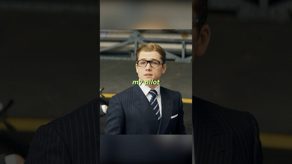 Eggsy caught red-handed 😅#kingsman #movie