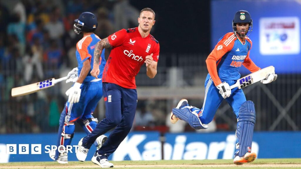 England slide to defeat by India in second T20