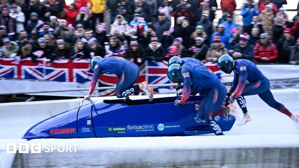 Bobsleigh World Cup: Great Britain win four-man gold in St Moritz