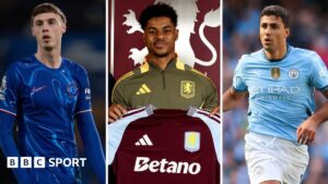 Who is in and out of British teams’ European squads – Rashford, Palmer and Rodri included