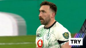 Six Nations: Jack Conan scores early try for Ireland v Wales