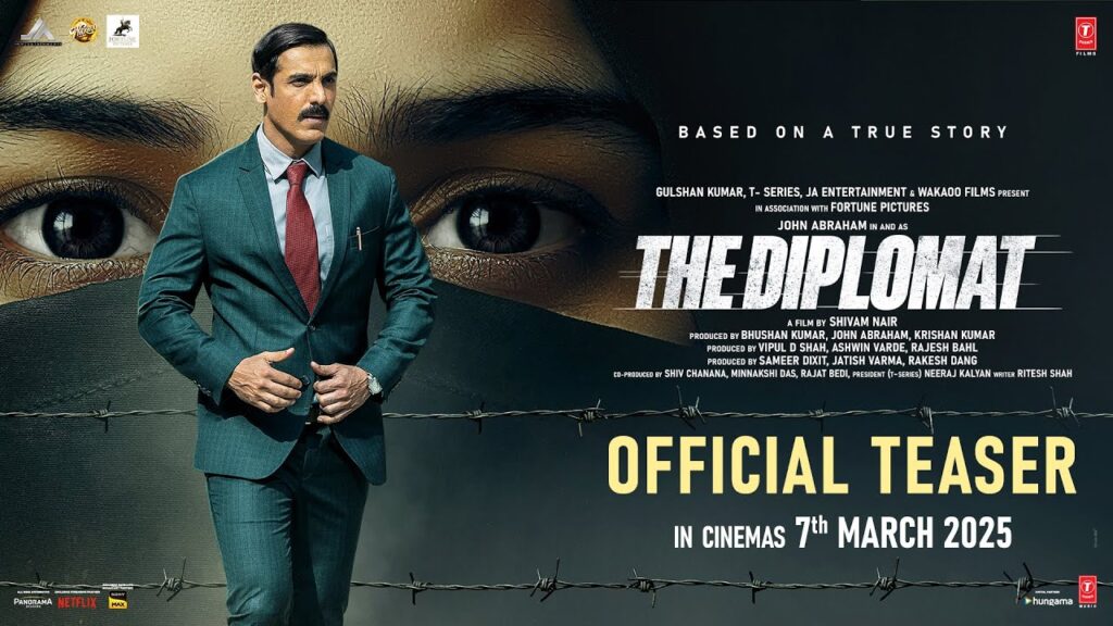 THE DIPLOMAT (OFFICIAL TEASER) JOHN ABRAHAM | SADIA KHATEEB | SHIVAM NAIR | BHUSHAN KUMAR