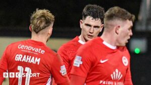 Irish Premiership: Larne seal comeback win as Reds & Coleraine draw