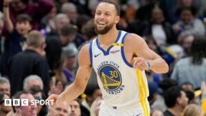 NBA: Stephen Curry makes history as the Golden State Warriors beat the Sacramento Kings