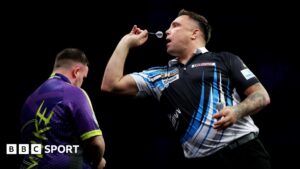 Gerwyn Price wins second Players Championship of 2025 as PDC world champion Luke Littler stumbles in quarter-finals