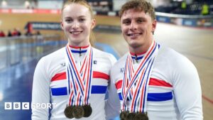 Lauren Bell and Matthew Richardson complete sprint hat-trick at British Championships