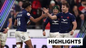 Six Nations: France 43-0 Wales highlights