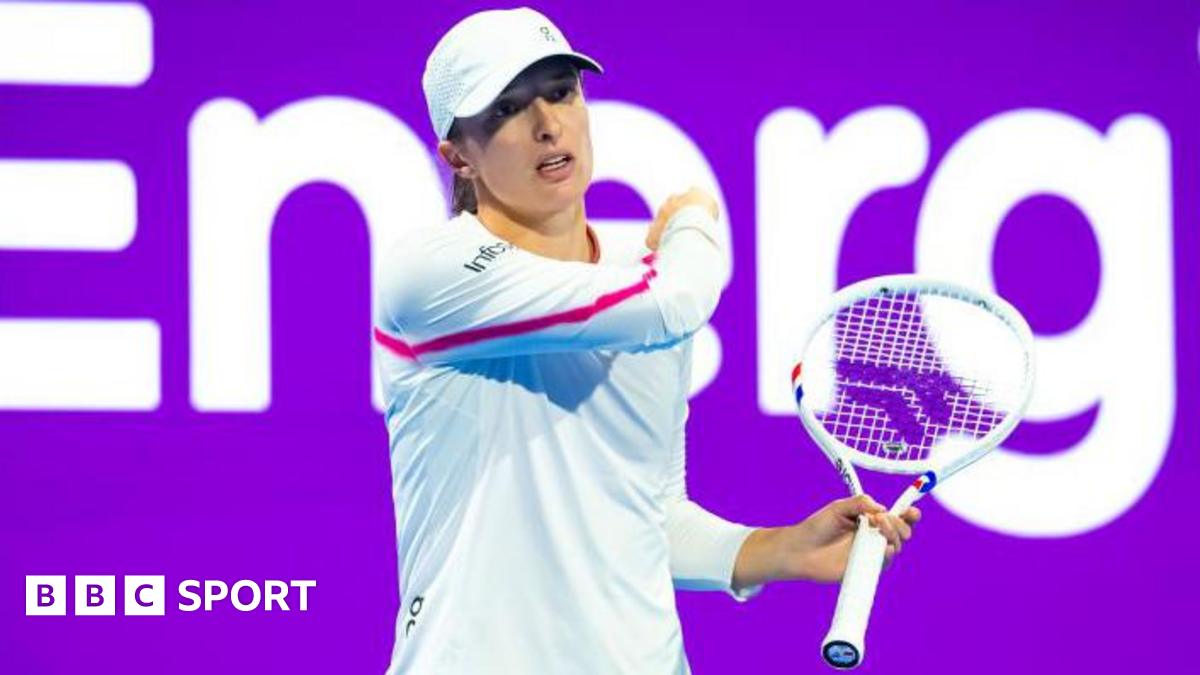 Qatar Open: Iga Swiatek suffers worst defeat in two years as Jelena Ostapenko reaches final