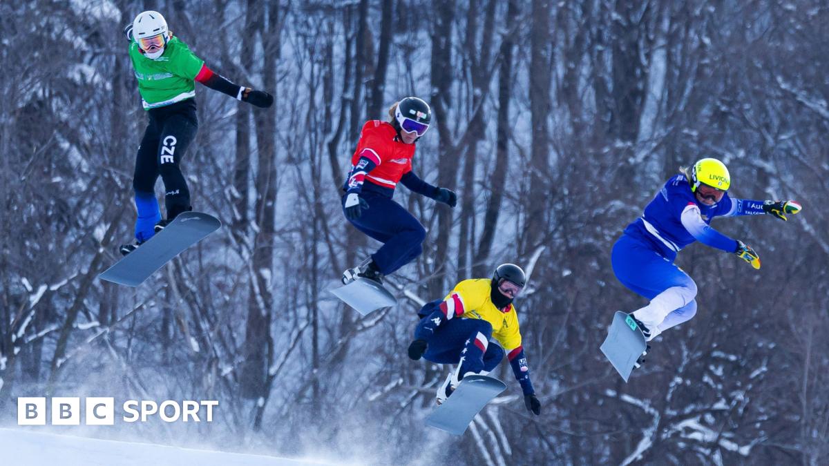 Charlotte Bankes: Briton claims third snowboard cross World Cup win in a row