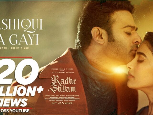 Aashiqui Aa Gayi Song | Radhe Shyam | Prabhas, Pooja Hegde | Mithoon, Arijit Singh | Bhushan K