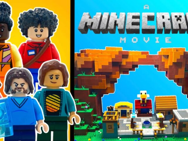 I Built the Minecraft Movie with LEGO!
