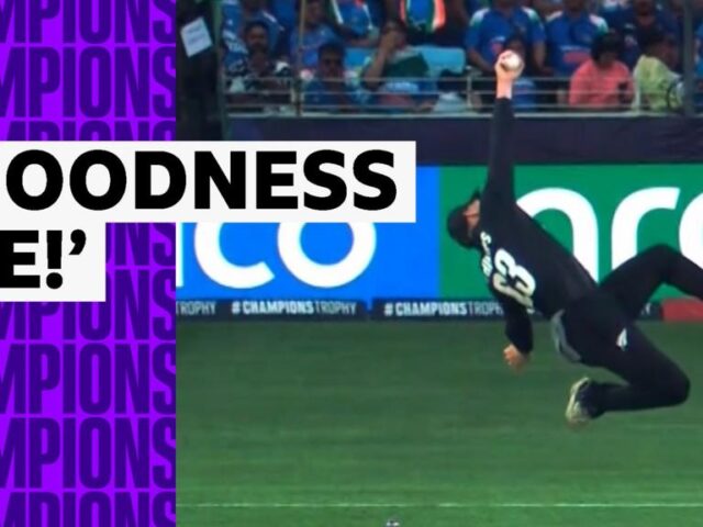 ICC Champions Trophy 2025: Glenn Phillips produces a stunning catch to dismiss Shubman Gill