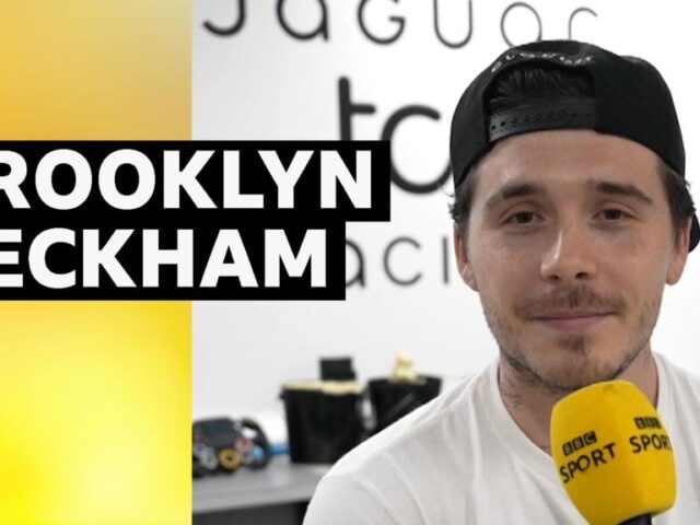 Brooklyn Beckham prepares to race Formula E car