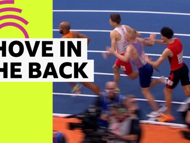European Indoor Athletics Championships: Thomas Randolph pushed in 800m