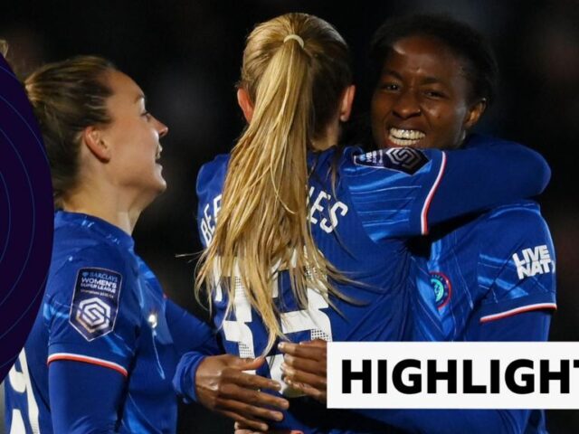 Women’s Super League: Chelsea’s unbeaten run continues with win over Leicester