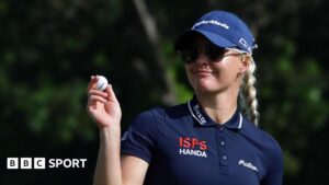 LPGA: Charley Hull one shot off lead at Women’s World Championship