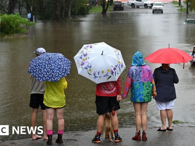 Mass blackouts and flooding in storm-affected states