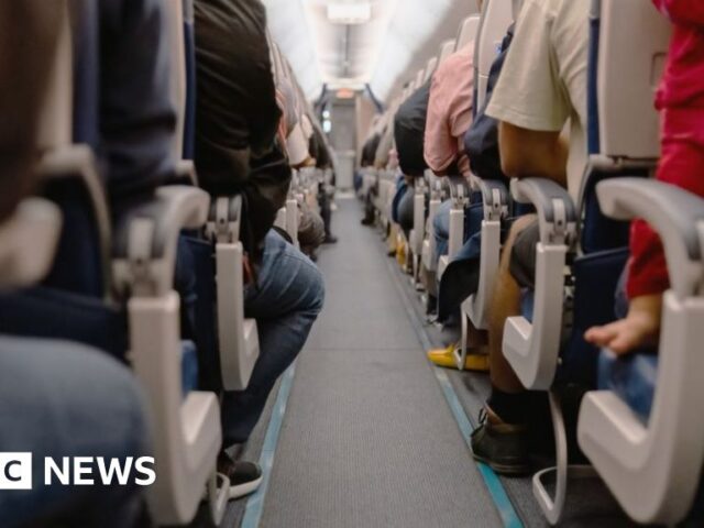 What happens when a plane passenger dies during a flight?