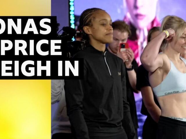 Jonas vs Price: Trainer Joe Gallagher not happy with ‘uncalibrated’ scales