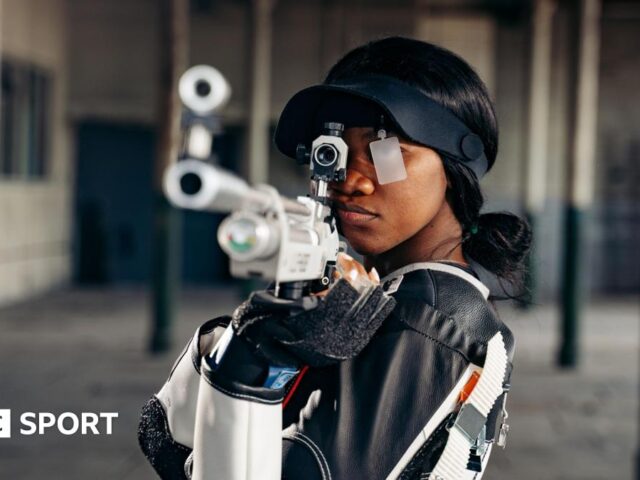 Pregnant GB shooter Ruth Mwandumba competes six months pregnant with twins