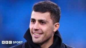 Rodri: Manchester City midfielder could return this season, says Pep Guardiola