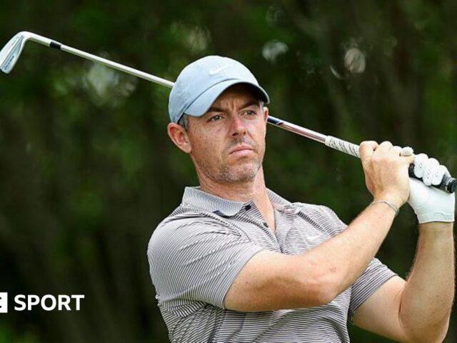 Truist Championship: Rory McIlroy five shots off leader Keith Mitchell in Philadelphia