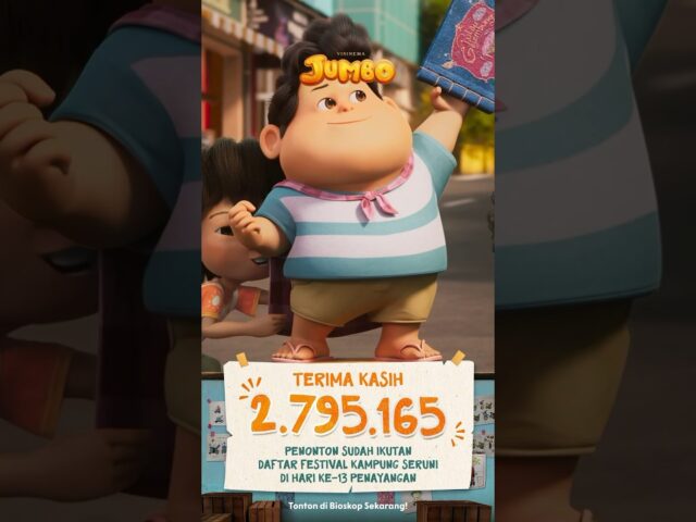 TERIMA KASIH PENONTON HARI KE-13 FILM JUMBO!