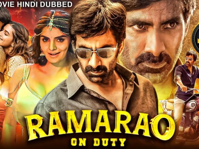 Ravi Teja's RAMARAO ON DUTY (2025) New Released Hindi Dubbed Movie | Divyansha Kaushik | South Movie