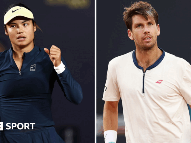 Italian Open: Emma Raducanu and Cameron Norrie secure first-round wins but Katie Boulter is beaten