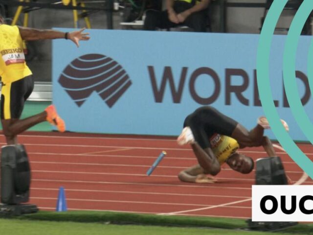 World Relay Championships Guangzhou: Julian Forte injured in 4x100m for Jamaica