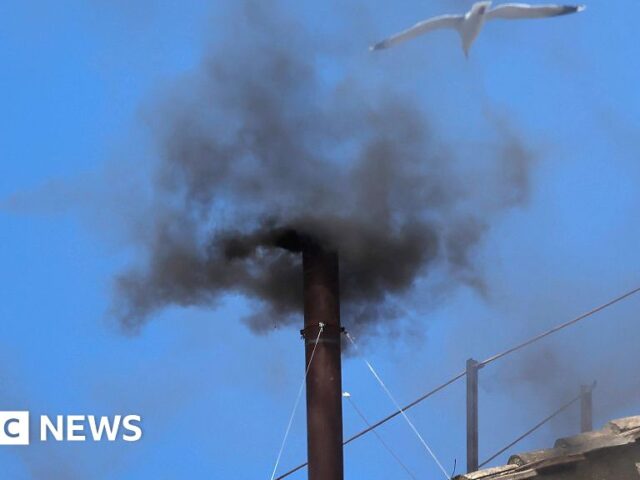 Second black smoke signal as Conclave continues