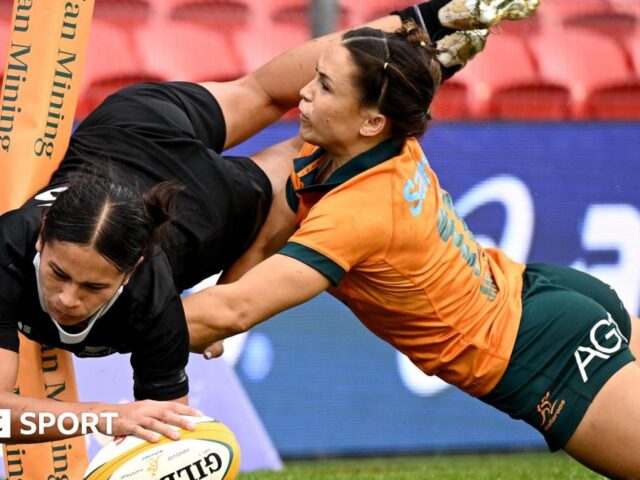 Pacific Four Series: New Zealand beat Australia with two tries from debutant Braxton Sorensen-McGee