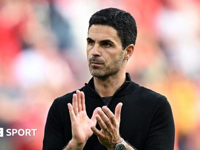 Arsenal first half performance against Liverpool unacceptable – Arteta
