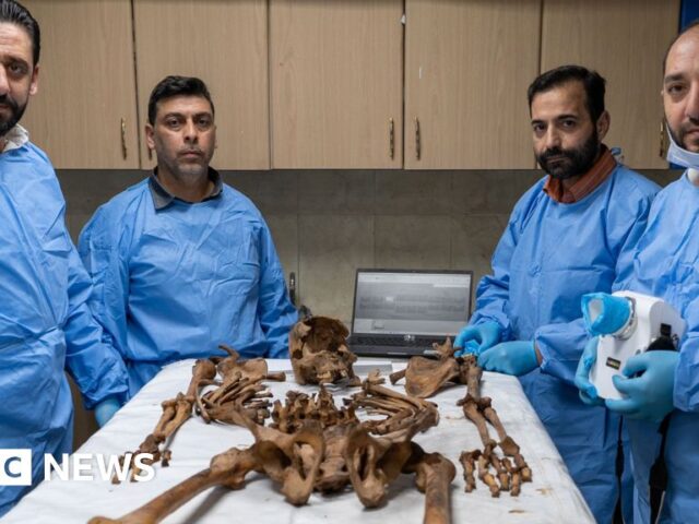 The medics identifying remains from Syria’s mass graves