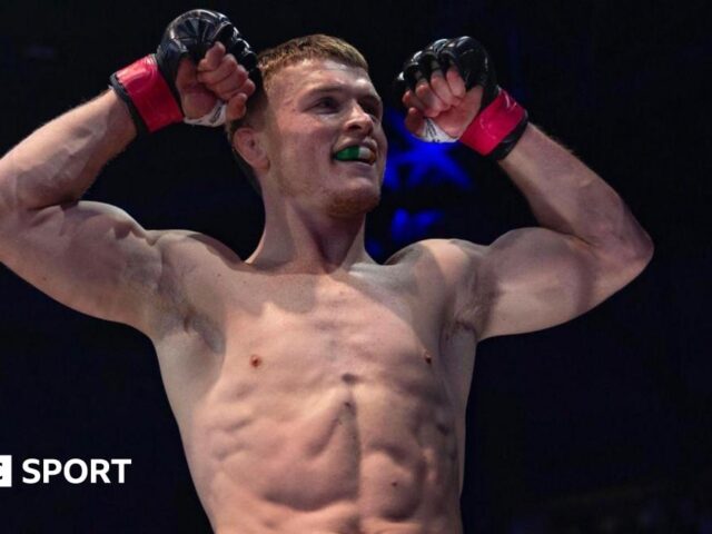 MMA: Paul Hughes stops Bruno Miranda in 42 seconds in Belfast