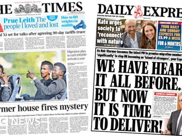‘Terror probe’ into fire and ‘time to deliver’ on immigration