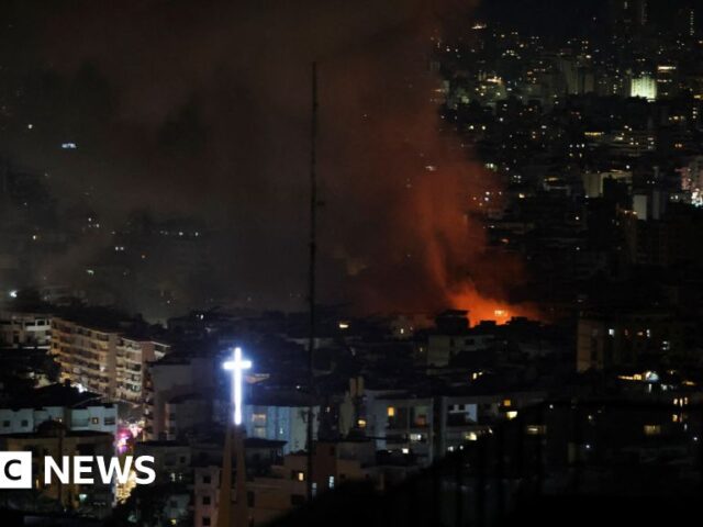 Israel strikes southern Beirut on eve of Eid Al Adha